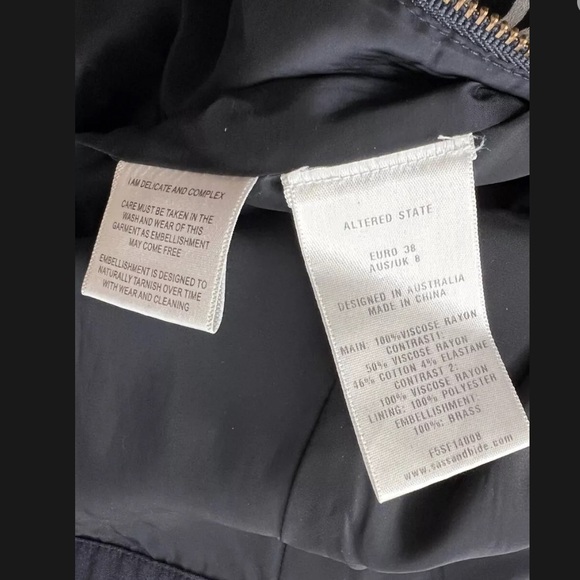 SASS & BIDE RUNWAY WOMEN'S BLUE INVINCIBLE EMBELLISHED PIQUÉ CREPE MAXI DRESS - Picture 12 of 17